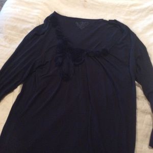 Navy long sleeved tee